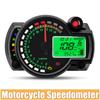 Универсальный спидометр для мотоцикла 12 В для Honda Suzuki Yamaha Kawasaki 7-цветный ЖК-цифровой одометр, приборная панель мотоцикла