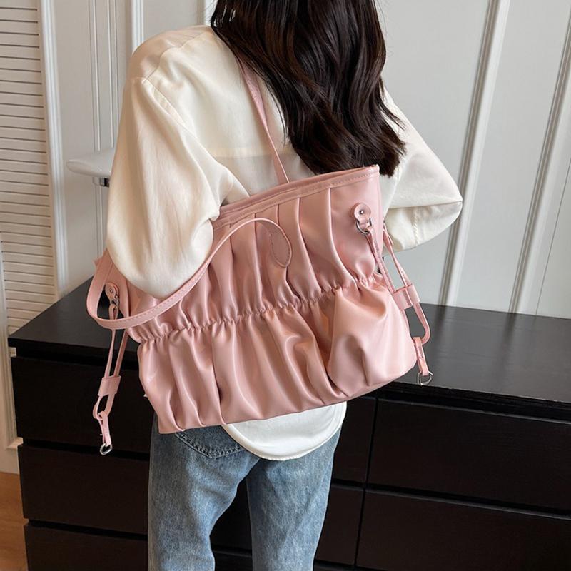 Горизонтальная сумка-облако, плиссированная большая сумка, осенне-зимняя новая сумка на плечо под мышками, модная женская сумка