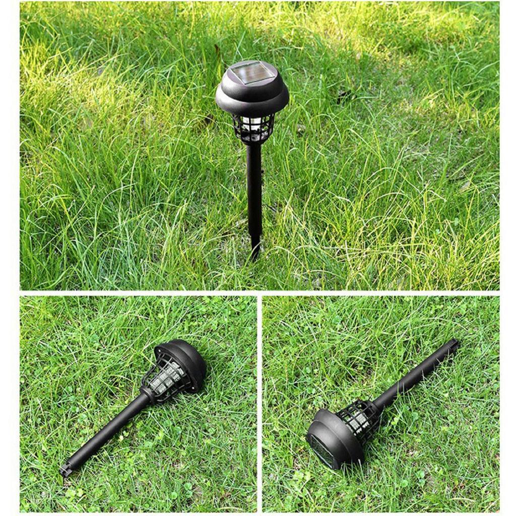 Лампа на солнечной батарее, уличная светодиодная лампа с электрическим разрядом, бытовая уличная лампа для отпугивания и ловли комаров, инсектицидная лампа для двора