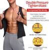 Men's Neoprene Sauna Zipper Waist Trainer Vest and Body Shaper Trimmer