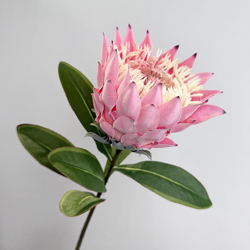 Большой искусственный цветок артишока Декорация Высококачественный имитированный цветок Императора Южноафриканский цветок Бодхи Свадебные Домашние Декоры