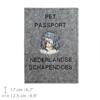 Схапендоес, голландская овчарка, Nederlandse Schapendoes - Чехол для паспорта собаки, чехол для документов, подарок для путешественника от бренда Art-Dog