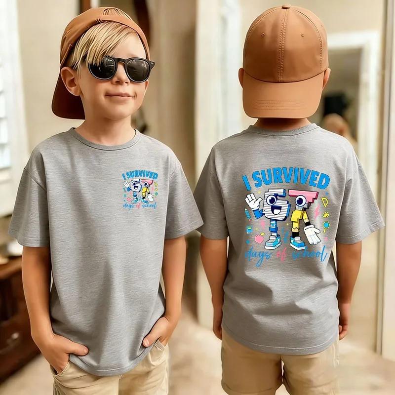 Six Seven Italian Brainrot 67 Number Graphic Cartoon Print T-Shirt Boy/Girl Summer Short Sleeved Kids Casual Tshirt Top
