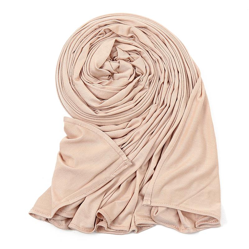 175*80cm Big Size Modal Cotton Jersey Hijab Scarf Long Muslim Shawl Plain Soft Turban Headscarf Wraps For Women Islamic Headband