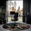 Tomb Raider Printed Round Rug Carpet Chair Rug Area Rug Entryway Doormats,for Office Chair Living Room Bedroom Kitchen Room.