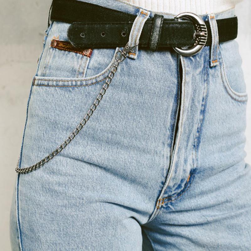 Европейская и американская хип-хоп панк модная цепочка на тело - трендовая цепочка на талию и брюки