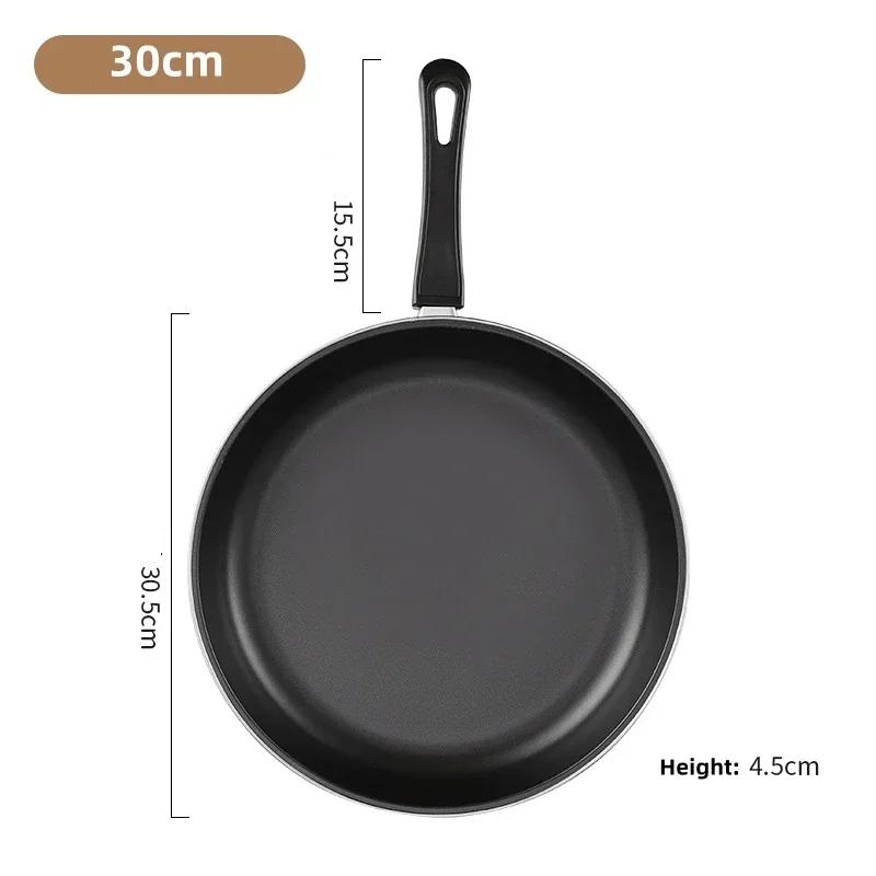 Small Non-stick Pan Egg Pancake Flat Base Non-stick Frying Pan Steak Small Oil Frying Skillet Household Kitchen Cookware