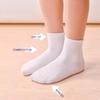 Детские Носки Хлопковые Выше Щиколотки Спортивные Мягкие Потоотводящие Однотонные Чулочной Вязки Спортивные Весна Осень Зима Белые Серые Черные