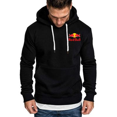 Худи мужское с логотипом Red Bull, пуловер, повседневная спортивная одежда на весну-осень 2025, одежда для бега, велоспорта, баскетбольная модная толстовка