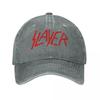 Бейсболка с логотипом Slayers Модная потертая стираная кепка-snapback Для мужчин женщин outdoor тренировки Кепки Шляпа