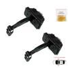 EDP1079-1 2 Pieces Front Left AND Right Door Catch Hinge Brake Stop Check Strap Limiter for BMW X5 E53 1999-2006 51218402502