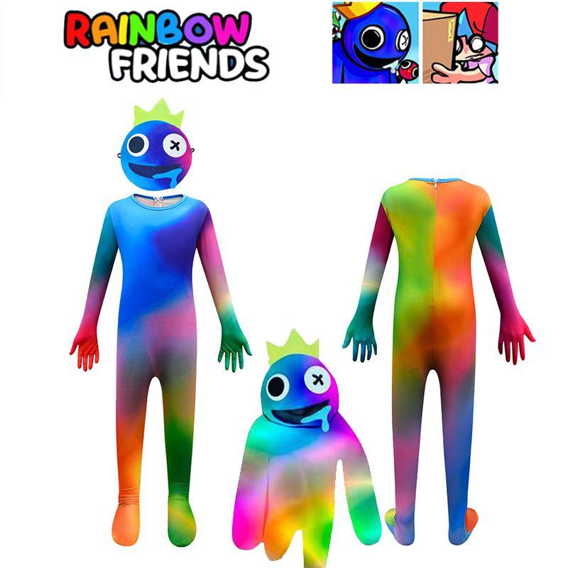 Roblox Friends Rainbow Cosplay Costume Kids Jumpsuit Halloween Fancy Dress Party