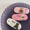 Printed Cute Hair Clip Letter Bear Hairpin Simple   Daily