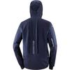 SALOMON S/Lab Ультра однотонная дышащая водонепроницаемая быстросохнущая куртка с капюшоном и длинными рукавами Куртки унисекс Темно-синего цвета LC2260600