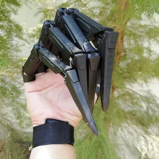 Хэллоуин Шарнирные пальцы 3D Шарнирные расширения пальцев Косплей Гибкое управление