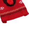 Red Nose Sweater Pet Holiday Costume Cat Sweater Dog Sweater Winter Costume Fall/Winter Dog Costume (Red Nose)