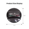 Car Carbon Fibrer Fuel Tank Cap Protection Cover Sticker Interior Accessorie For Alfa Romeo 4C 159 166 Giulia Giulietta 156 GT