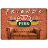 Metal Sign Coffee Tin Sign Posters Wall Decorations Vintage Cafe Retro Club Pub Bar Painting Home Decor Friends Wall Art Plaque
