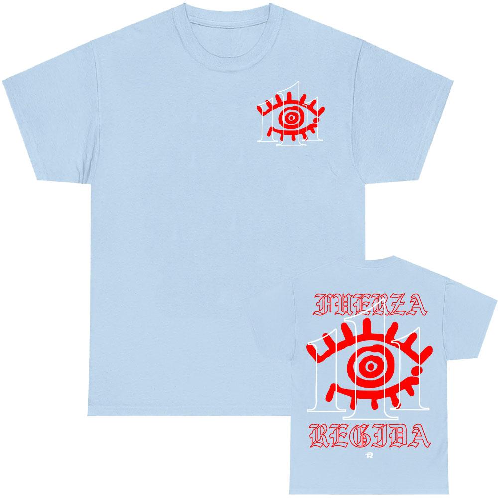 Фуэрса Регида 111XPANTIA 2025 Футболка Летняя С круглым вырезом Мужские футболки Хлопковые футболки Повседневная Унисекс Уличная одежда Хип-хоп Мужская Женская Одежда