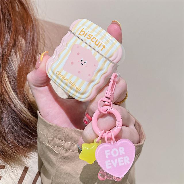 Чехол для наушников INS Heart Windmil для Airpods Pro 2, чехол с милым медведем и разноцветными бусинами, мягкий силиконовый чехол с мультяшным животным для Airpods 1 2 3