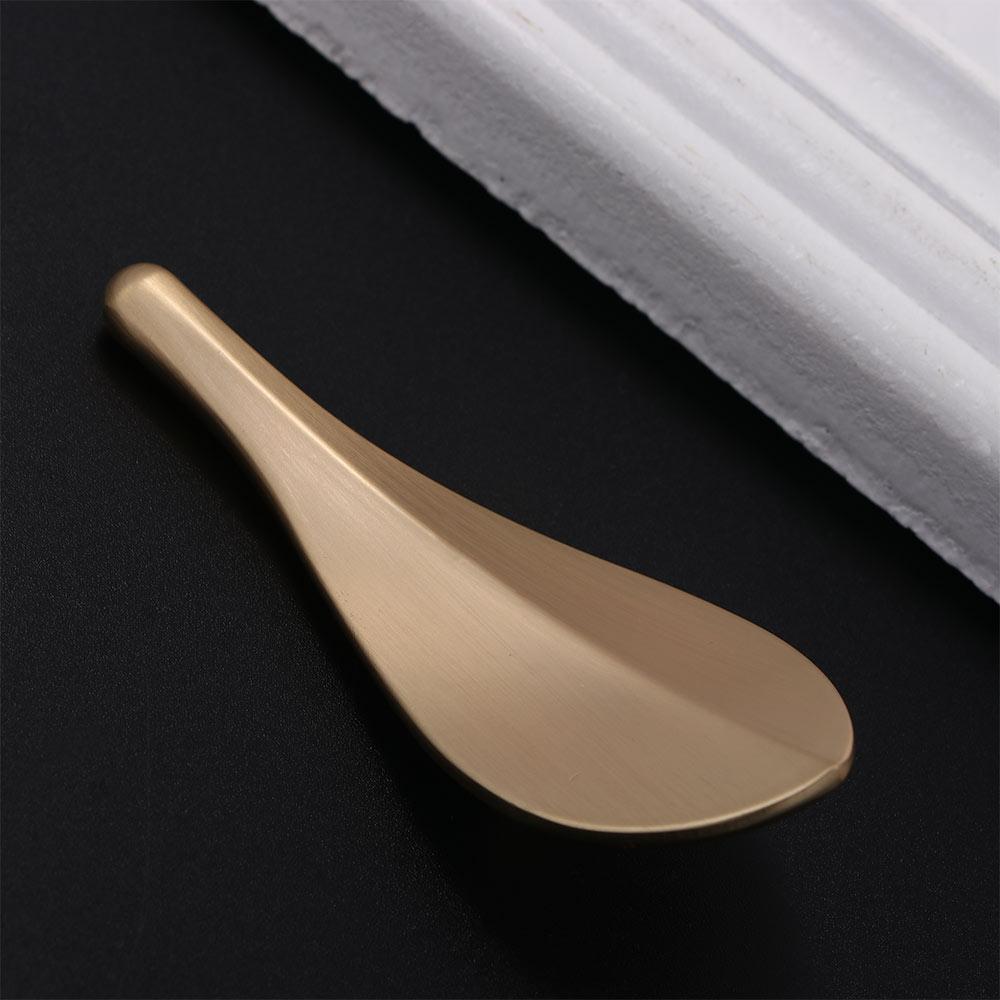 Style Wardrobe Cupboard Closet Leaf Shaped Door Knob Pull handle Furniture Hardware Drawer Handles