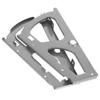 1Pair Stainless Steel Flip Mechanism Shoe Cabinet Hardware Single Layer Hidden Shoe Rack Space Saving Modern Design for Entryway