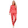 Print Cute Family Set Pajamas, Home Clothes, Family Set Long Sleeve Top Pants Set