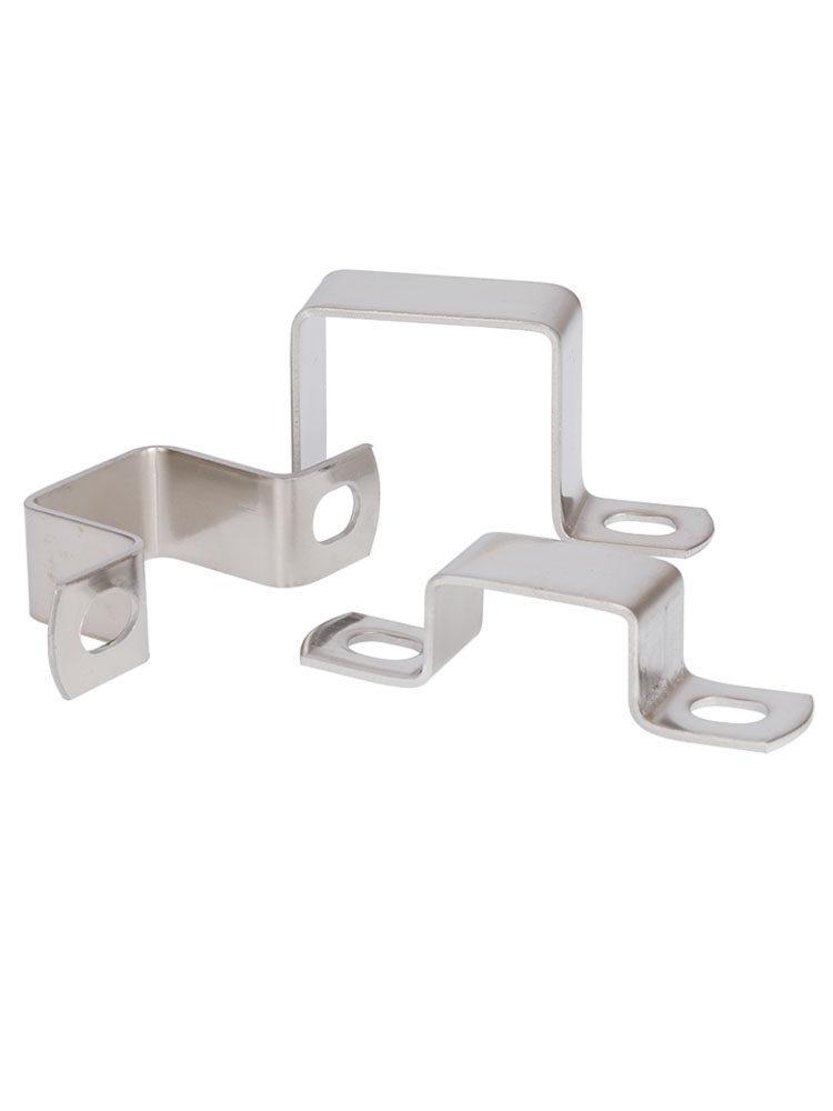 304 Stainless Steel Right Angle U-Shaped Pipe Clamp Bracket