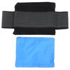 Ice Pack Reusable Hot Cold Therapy Gel Wrap Pack for Waist Back Abdomen Knees Legs(Strap 2pcs Gel