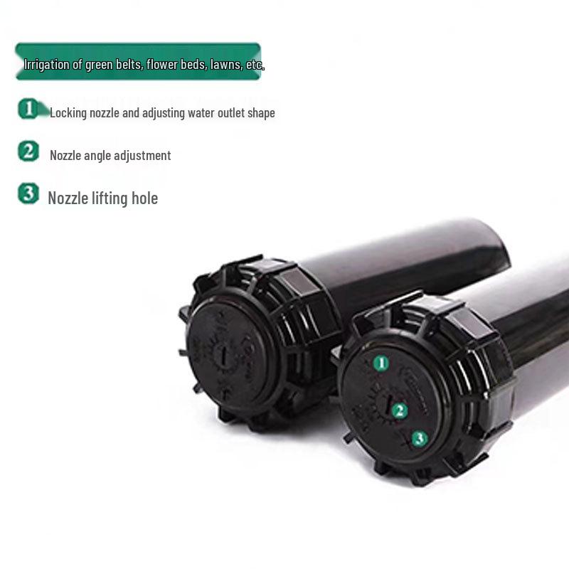 Подземный выдвижной дождеватель с вращением на 360° для ухода за газоном стадиона и дорогами