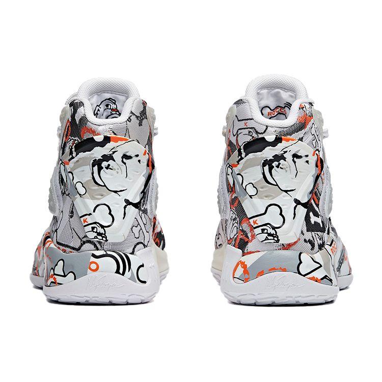 Anta KT5 амортизирующие нескользящие износостойкие высокие баскетбольные кроссовки женские кроссовки белые черные оранжевые 122011101-5