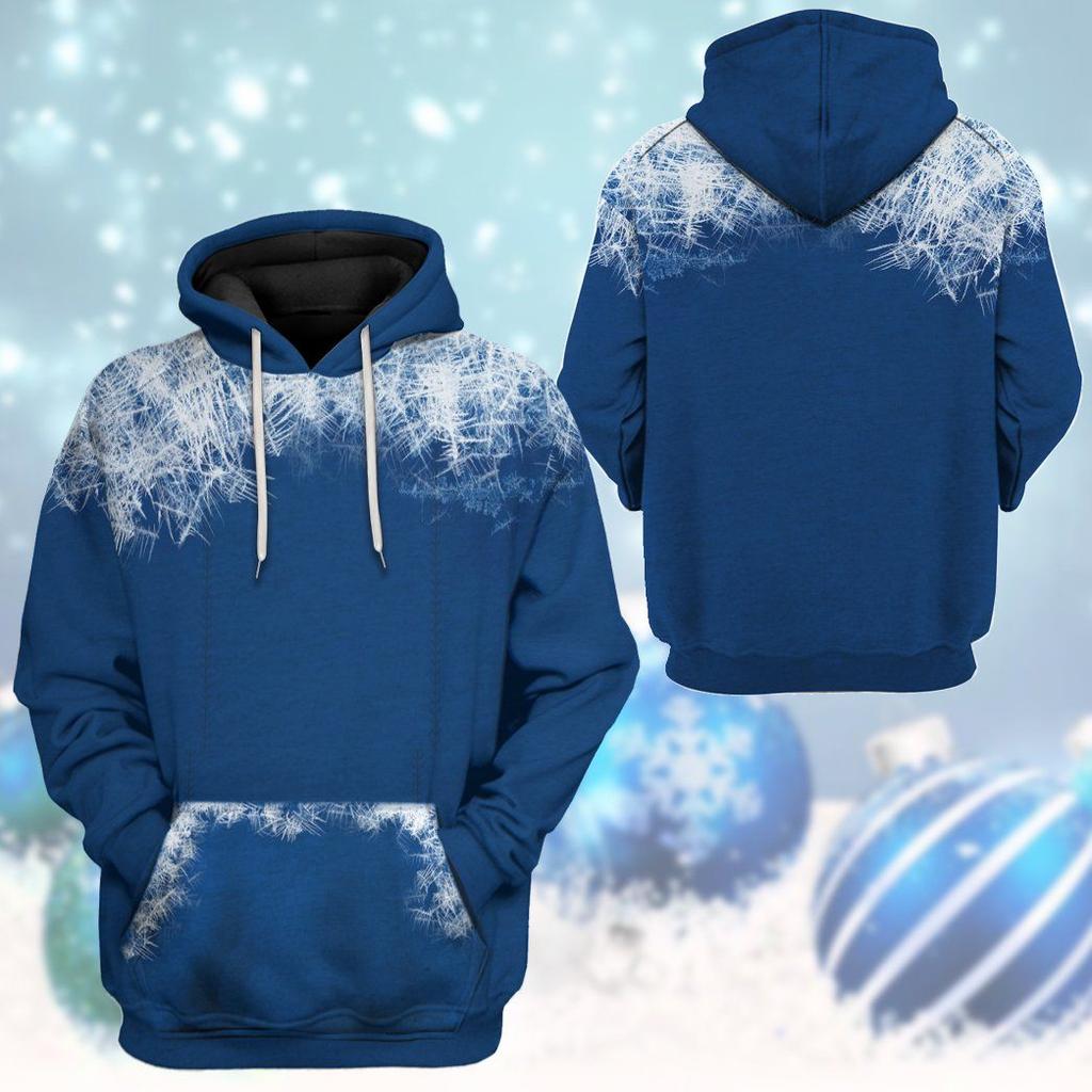 Overlay Garment Pattern Print Hoodie for Men, Multi Layer Print and Rugged Tone Graphics Full Graphic Loose Pullover, Made for Street Art Theme Events