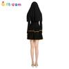 Elegant Women's Golden Nun Cosplay Costume Short Skirt Ideal For Stage Performances And Events