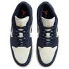Jordan Air Jordan 1 Low Винтажные Баскетбольные Кроссовки Унисекс Морской Синий IO7448-400