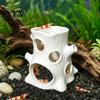 Декорация для аквариума 3D-печатное украшение для аквариума, Пень для травяных аквариумов, Украшение для естественного ландшафта и аквариумов, Пористое укрытие для креветок,