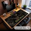 Custom Name Extended Mouse Pad,Attack on Titan Gaming Desk Mat For Home Office Desktop Decor