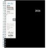 Blue Sky 2026 Monthly Planner Calendar, January 2026 - December 2026, 8" x 10", Monthly Layout, Flexible Cover, Silver Wirebound, Laminated Tabs,