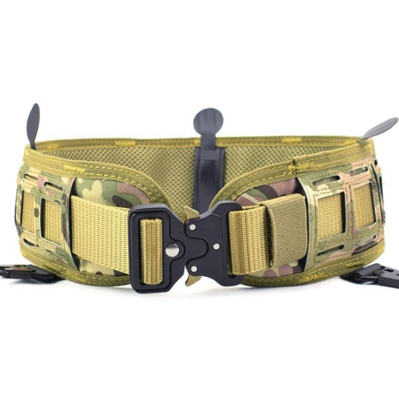 Тактический боевой пояс, комплект страйкбола, ремень Molle, тонкий боевой ремень, охотничий военный ремень, лето-зима, универсальный ремень Molle, система журналов