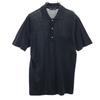 Made In Italy Short Sleeve Polo Shirt M Black Men's Used