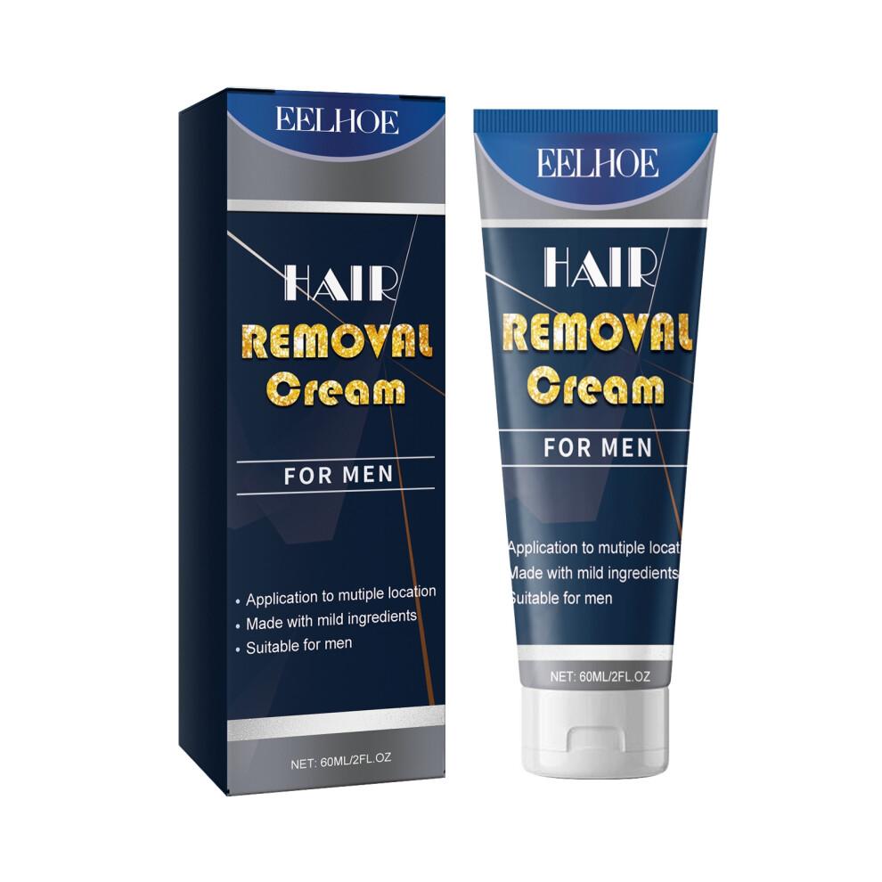 Crème Épilatoire pour Homme - Aisselles, Torse, Jambes - Douce et sans Irritation