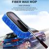 Car Washing Mop Scalable Handle Dust Remover Wax Brush Microfiber Car Cleaning Kit Soft Hair Duster Brushes Wash Tool