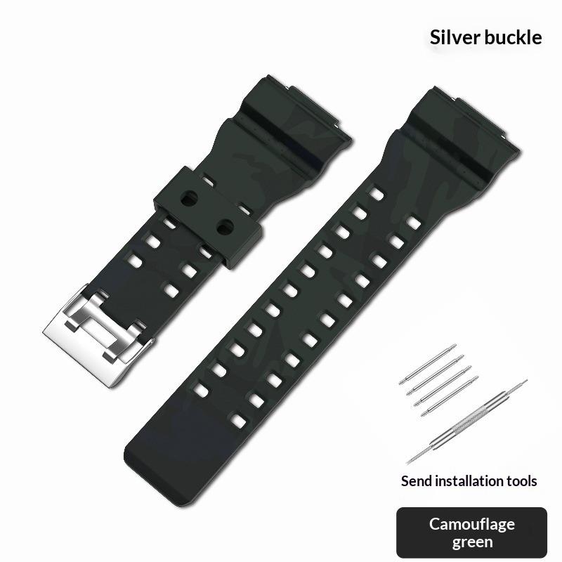 Подходит для ремешка Casio Серии Casio G-SHOCK Ремешок для часов GA-110GBGD120GA Спортивный Силиконовый