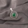 Green Onyx Cab Gemstone Pendant, 925 Solid Sterling Silver Jewelry, Handmade Beautiful Pendant For Wedding Gift