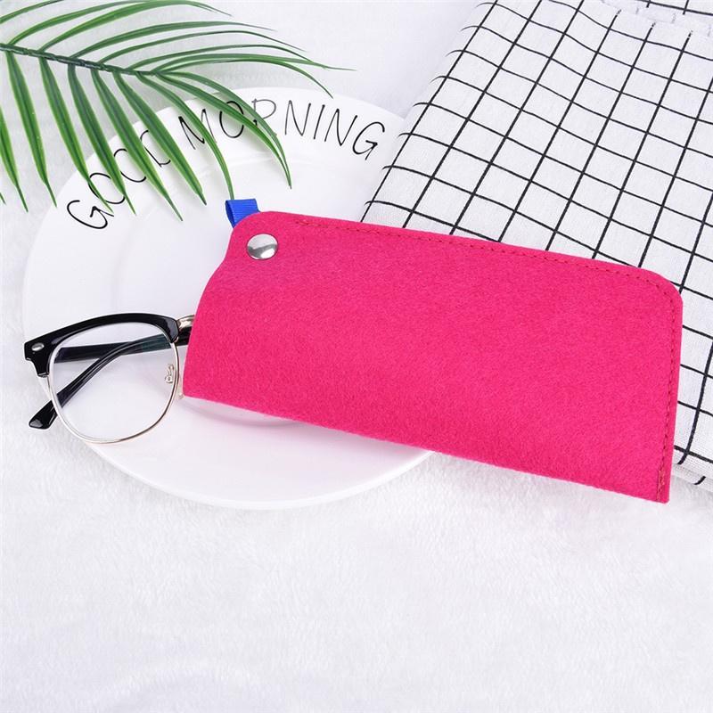 Очаровательный футляр для макияжа, мягкие фетровые очки, модные очки для чтения, сумки, удобная сумка для переноски, полезный квадратный футляр