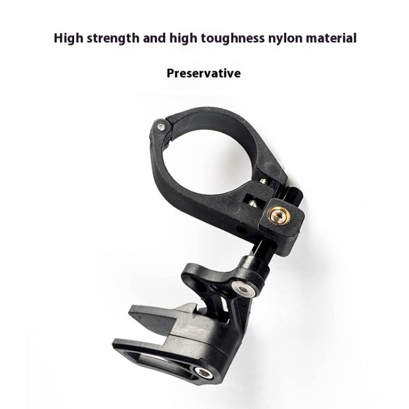 Направляющая цепи горного велосипеда, ловитель схода цепи, хомут 32/35 мм, стабилизатор цепи с положительными и отрицательными зубьями, прижим цепи передней тяги