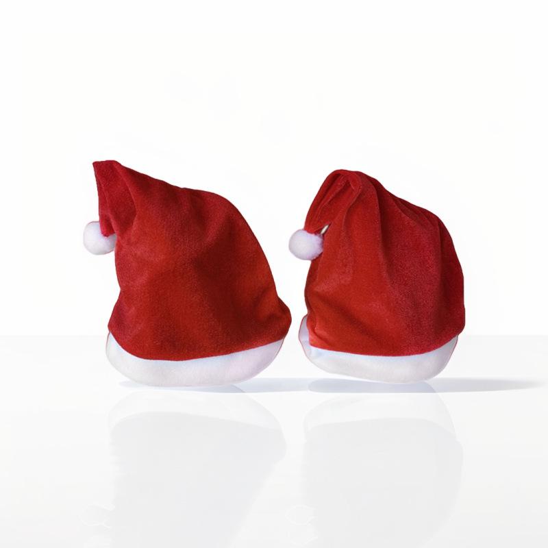 Plush Santa Hat for Adults & Kids - Christmas Decoration & Gift