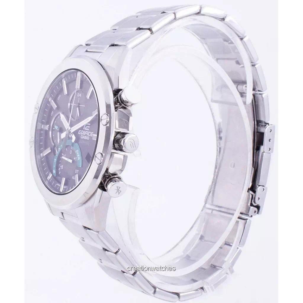 Восстановленные кварцевые мужские часы Casio Edifice EQB-1000D-1A