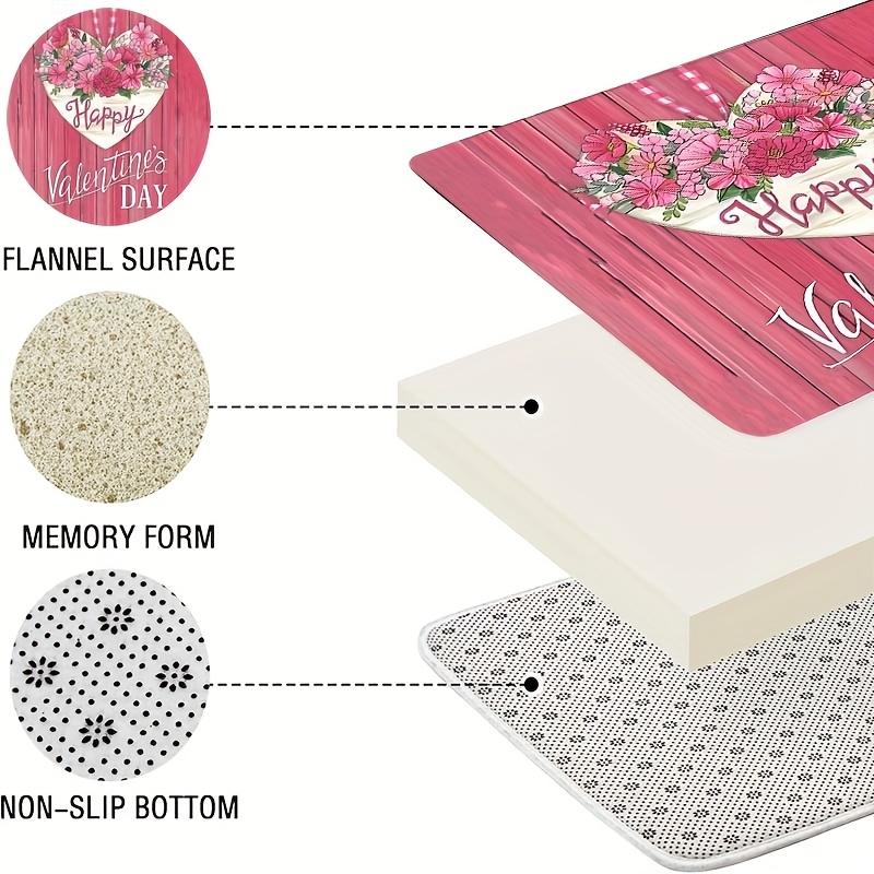 Набор из 4 предметов: шторка для душа для ванной комнаты, розовые цветы, шторка для ванной с 12 крючками, нескользящие коврики, коврик для крышки унитаза, перегородка для ванной