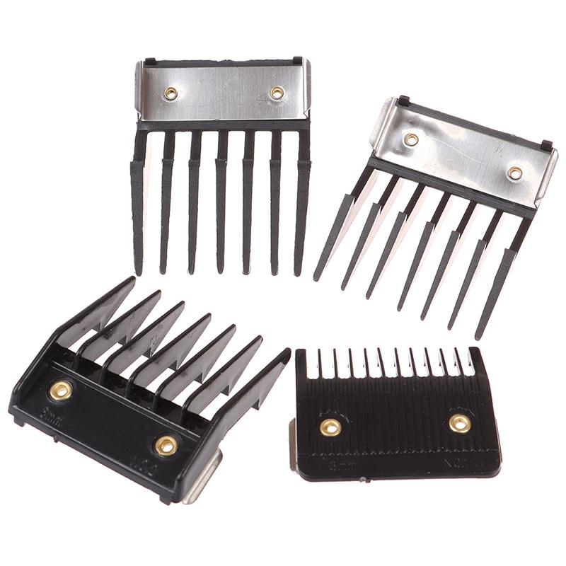 4Pcs Universal Cut Clipper Limit Pente Guia Acessório Tamanho Barbeiro Substituição