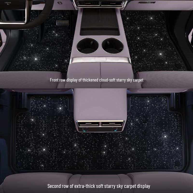 Starry Sky Floor Mats: Perfect Fit for Ideal L6-L9 Models - Car Interior Accessories